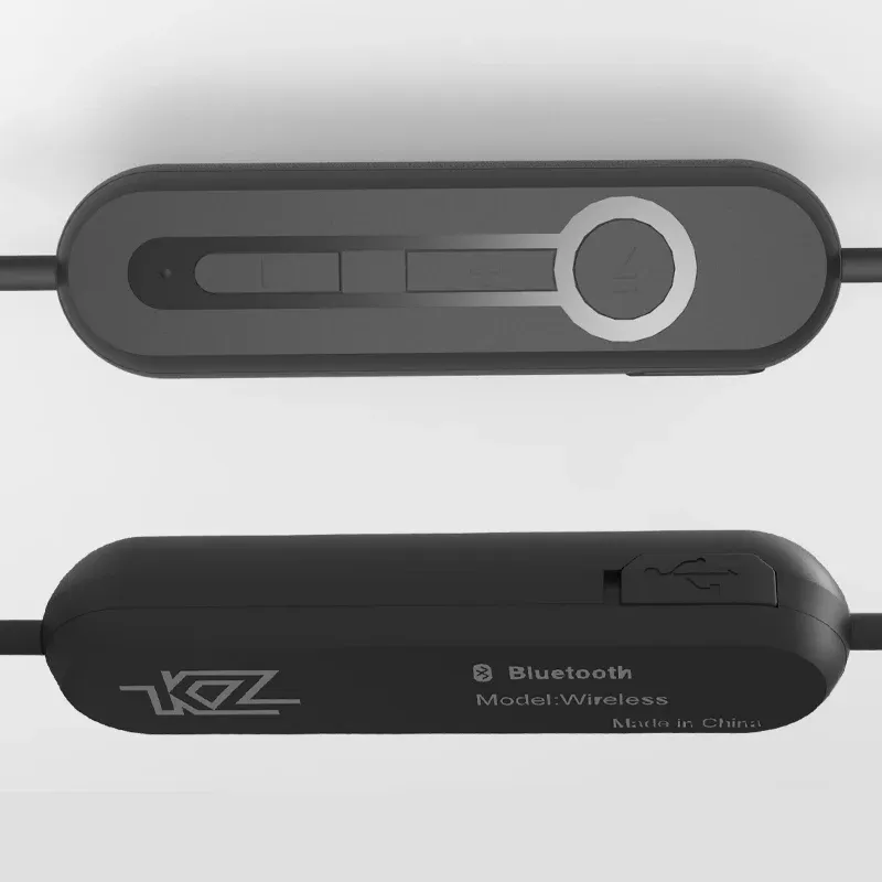 Fones de ouvido mais novos originais kz zst/zs5/zs3/ed12 módulo bluetooth cabo 4.2 módulo de atualização avançada sem fio 85cm cabo para fones de ouvido kz