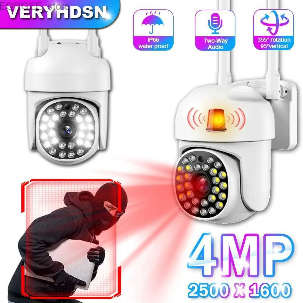 Autres caméras de vidéosurveillance 2.4g / 5g 4MP OUTROOOR APPARE-CAME CAMÉRICE WIFI SURVEILLANCE CCTV IP Sécurité Protection Home Shop Camera Street Smart Webcam Y240403