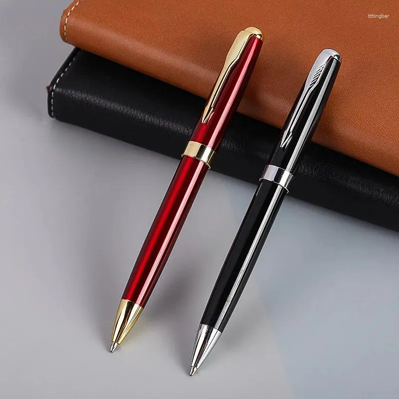Bureau seulement Luxury Smooth Signing Roller Ball Pen avec 0,5 mm Black Ink Recharge stylo Gift Student Learning