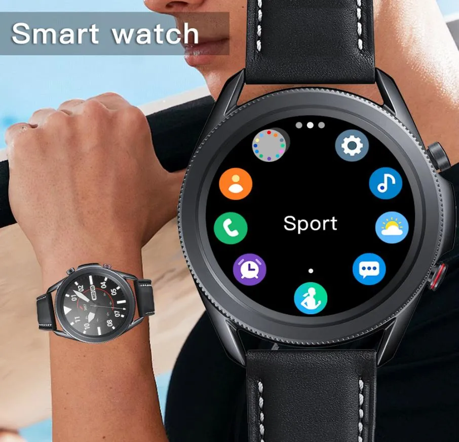 2021 Nowy Galaxy Watch3 Smart Watch Bluetooth Call Real Heart Hate Smartwatch 3 Color1953588