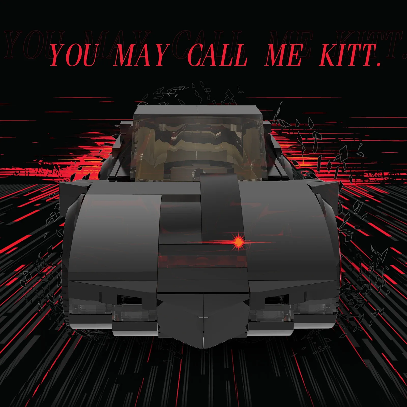 BuildMoc 52083 KITT Knight Rider Vehicles Building... From Ddmywonder ...