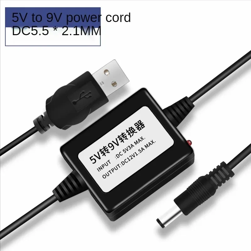 DC 5V ~ DC 9V/12V 1A USB 충전 전원 부스트 스텝 업 케이블 업 스텝 업 USB 변환기 어댑터 와이어 부스트 변압기 구성 요소