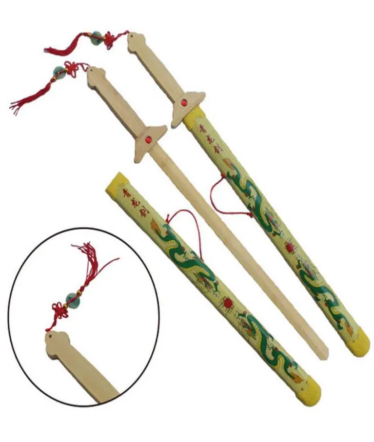 Nouveaux arts martiaux chinois Kung Fu Tai Chi Bamboo Sword Practice Performance Performance Decoration Outdoor Sports Kids Toy BE44278186105695