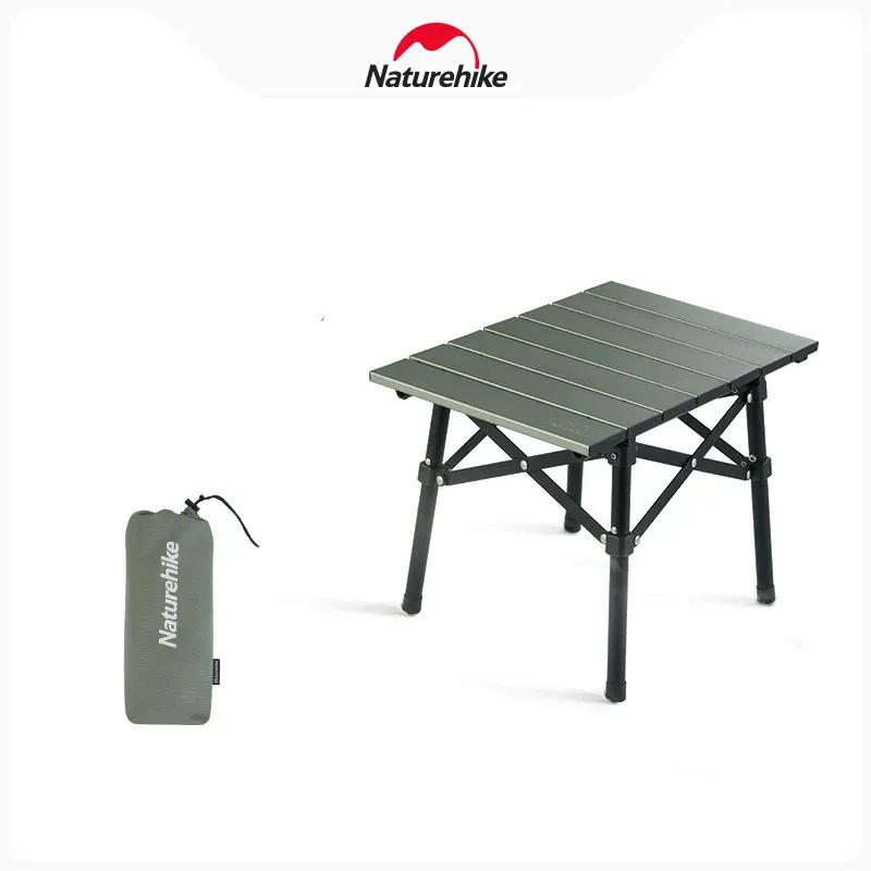 Möbler NatureHike 2023 Ny Mini Camping Lightweight Portable Aluminium Alloy Folding Table Outdoor Picnic Barbecue Table