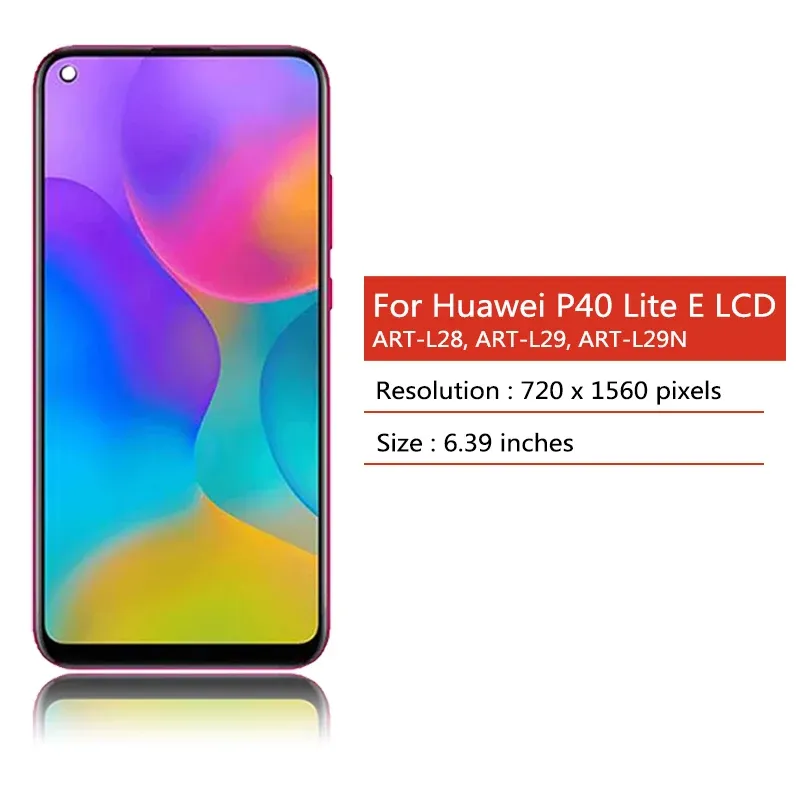 OEM Sostituzione Dello Schermo Per Huawei P40 Lite E LCD Y7P 2020 Touch Screen Frame Assembly Per Huawei P40 Lite E ART-L28 ART-L29 ART-L29N Display Kit Di Riparazione Strumenti (LCD Telaio Nero - Foto 6
