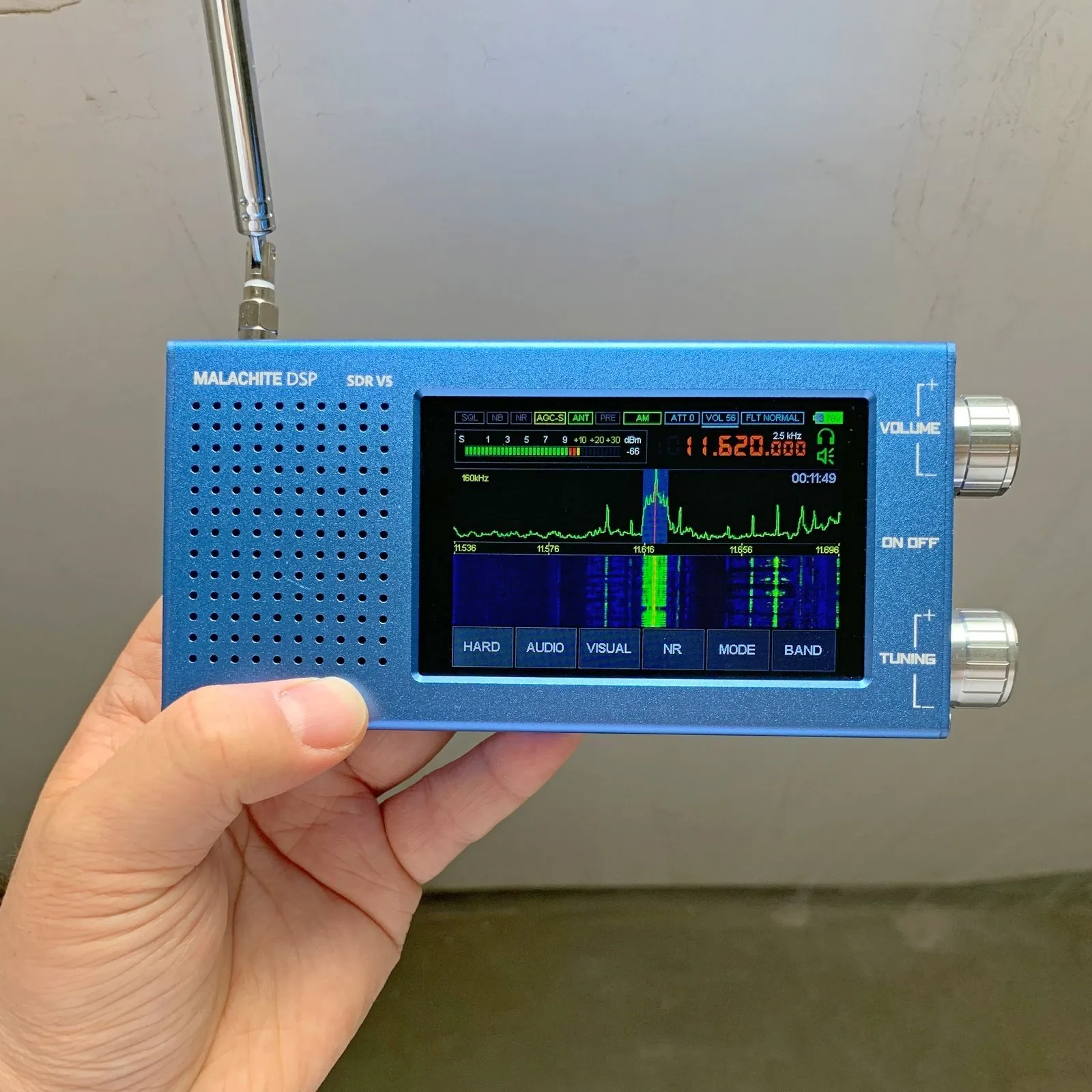 Malahiteam 1.10d Malachite DSP SDR Radio Receiver V5 with Metal