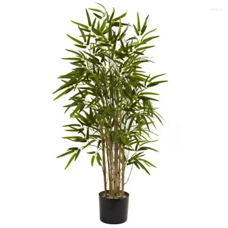 Fiori decorativi Twiggy Bamboo Tree Artificial Green