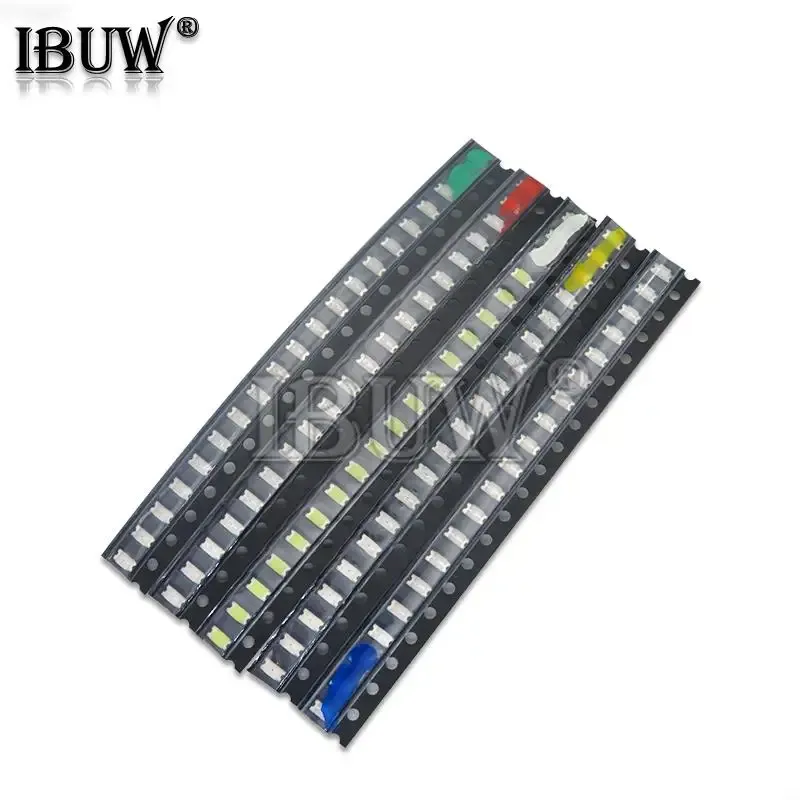 LED Diode Assortment Kit x SMD LEDs 5050 5703 1210 1206 0805 0603 Green ...