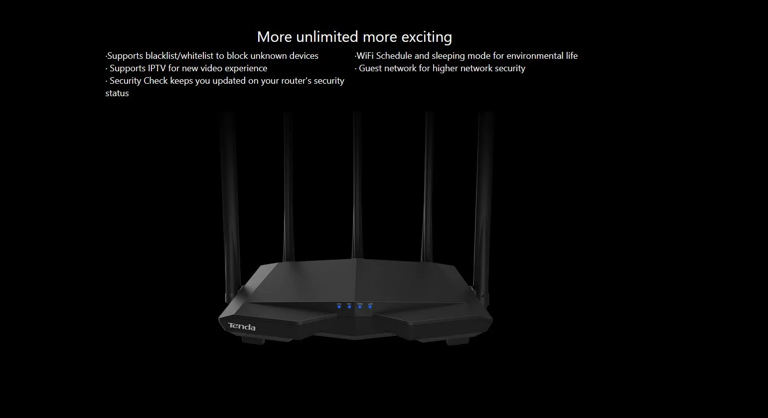 Ac7 Router Tenda AC7 Dual Band Wireless AC1200 Router Wi-Fi Range Repeater with 5× ...