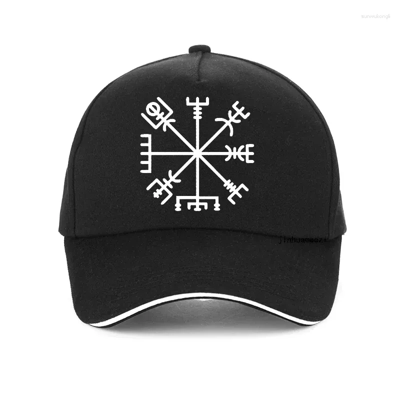 Ball Caps Fashion Brand Vegvisir Futhark Rune Navigator Viking Compass Baseball Cap Men Femmes HIP-HOP SNAPBACK A réglable