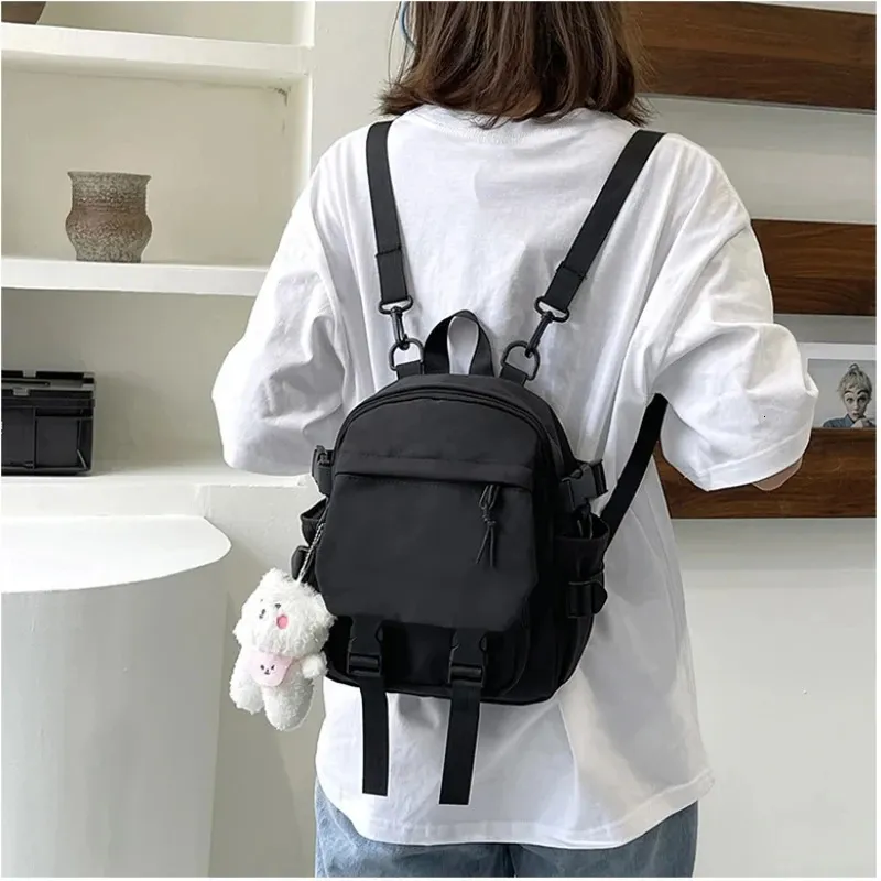 Mini-Backpack Ladies Kawaii Multifunctional Small Backpack Women Cute Multifunctional Dual-use School  main image 2