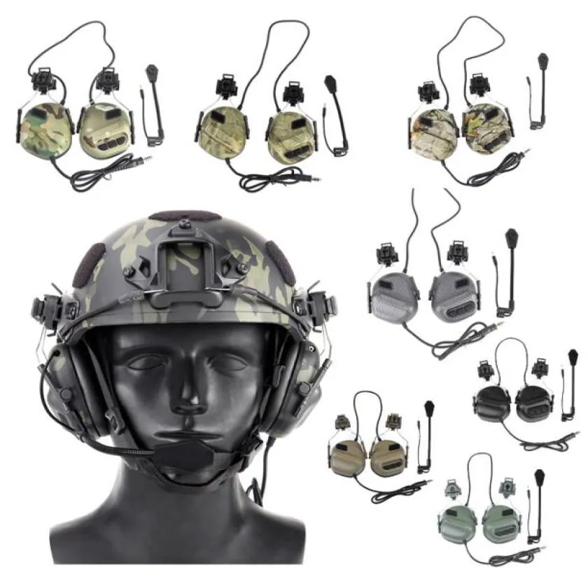 Outdoor Tacitcal Earphone Helm Fast Tactical Headpen hörlurar Airsoft Paintball Shooting Combat No150158789115