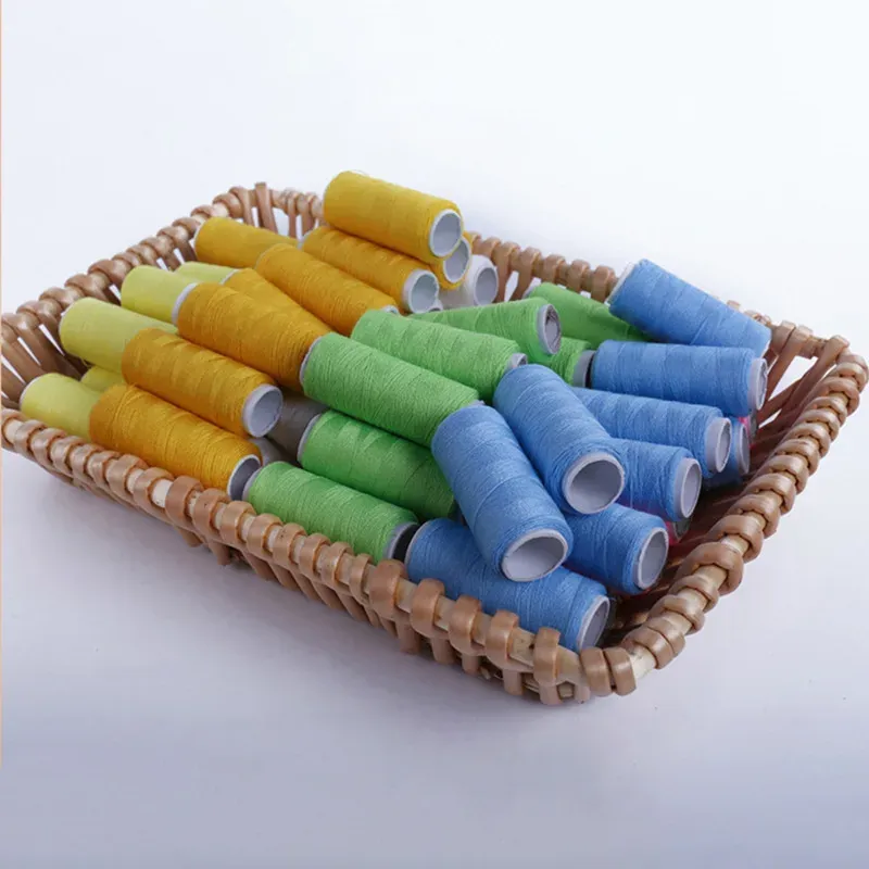 Polyester Thread 10pcs Set Polyester Sewing Thread 200 Yards Spool for Hand and Machine Sewing ...