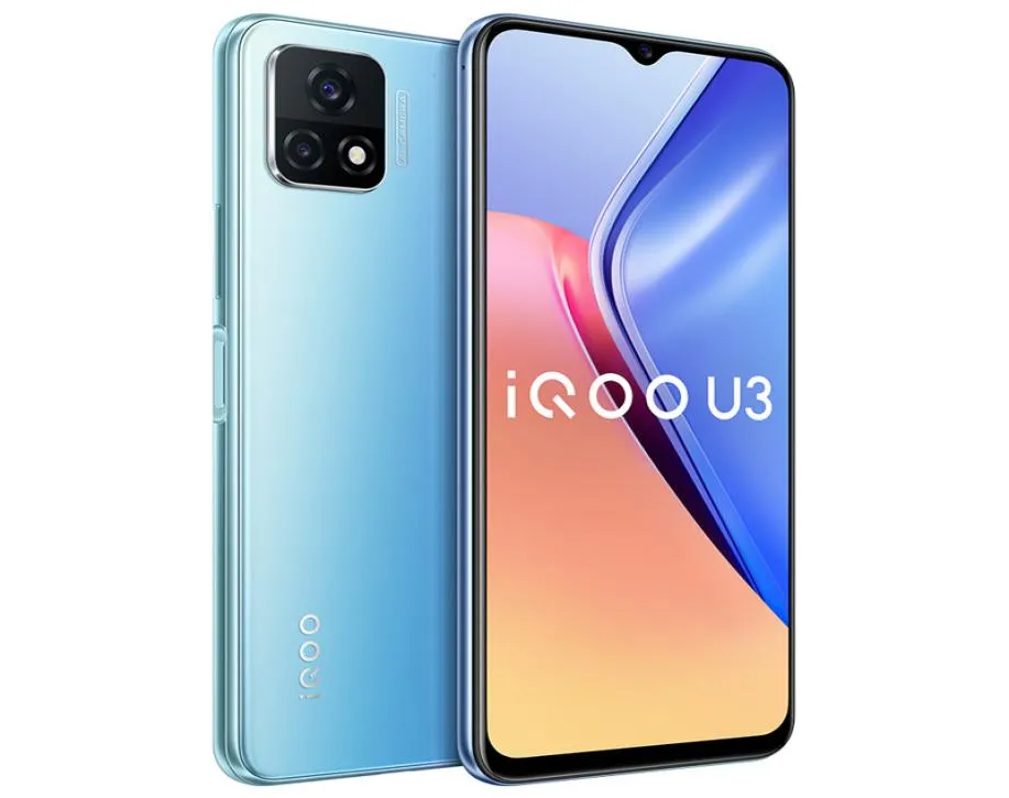 원래 Vivo IQOO U3 5G 휴대 전화 6GB 8GB RAM 128GB ROM MTK 800U Android 658Quot 전체 화면 480MP 5000MAH 지문 ID 4277637