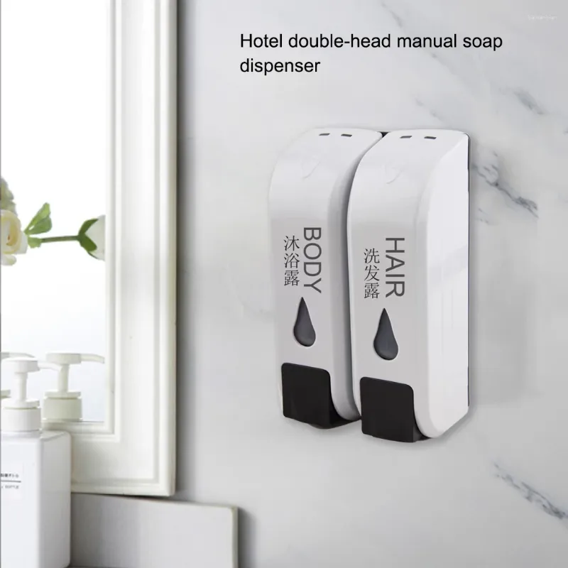 Dispensateur de savon liquide Dispensateur Bath El Home Supplies Double Heads Toilet Maison Maison-Dispeners Type 2