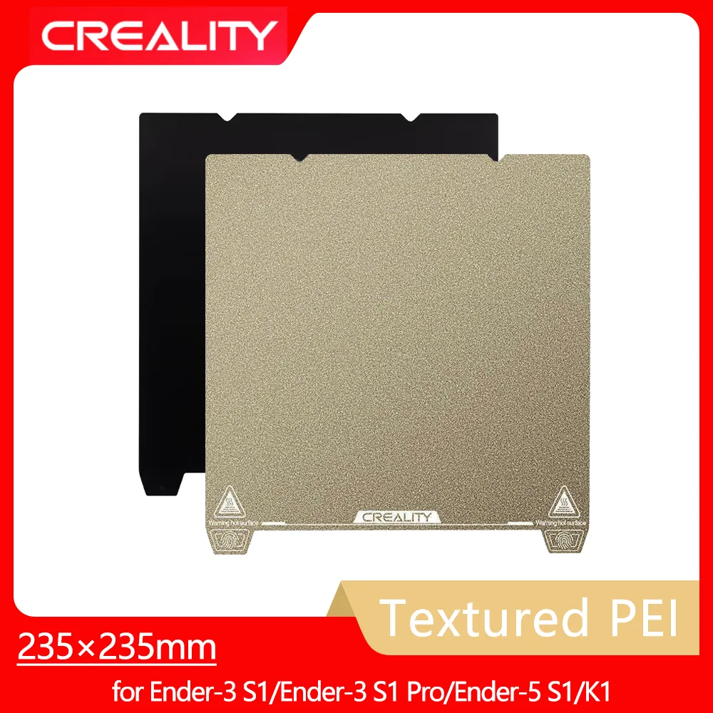 Kdeavi Build Plate 235x235mm PEO PEI Sheet Build Plate For Ender 3/ Ender 3 S1/Ender 3 V2/ Ender 3 Pro Upgrade Heated Bed Double Side Printing CR20 Ender 3 V3 Se Build Plate