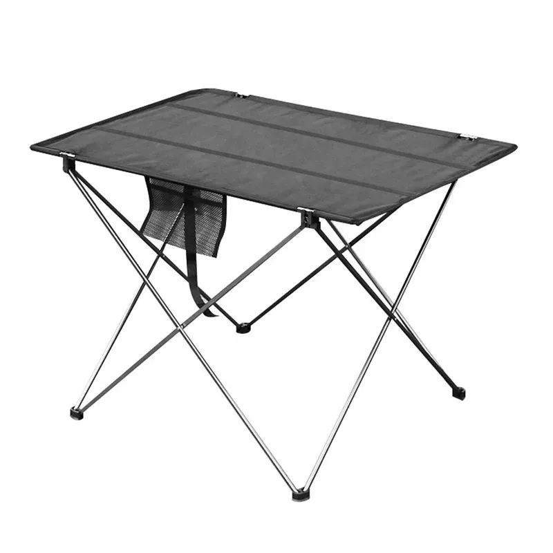 Furnishings Outdoor Camping Table Portable Foldable Desk Furniture Computer Bed Ultralight Aluminium Hiking Climbing Picnic Folding Tables