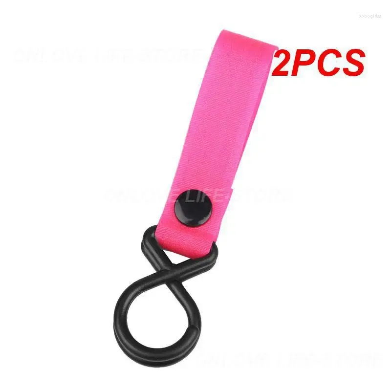 Hooks 2pcs Selingshopping çanta arabası çantası tekerlekli sandalye karabiner klibi bebek taşıma