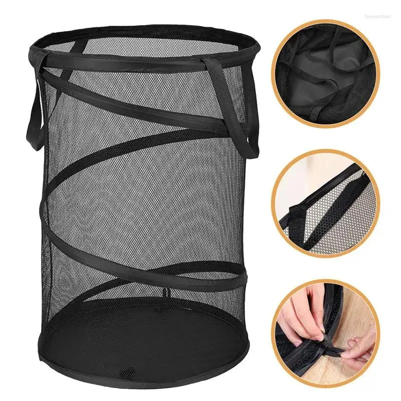 Laundry Bags Hamper Basket Clothes Storage Collapsible Dirty Wheels Large Toy Foldable Organizer Baskets Container Box Bin Washing