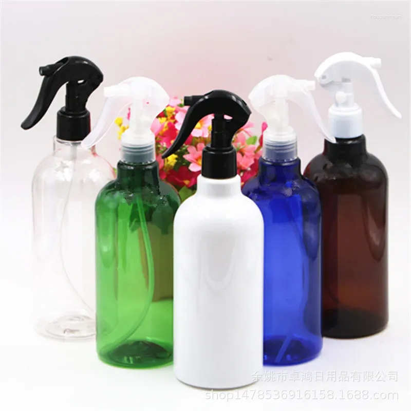 Storage Bottles 500ml PET Plastic Bottle Small Mouse Empty Hand-held Spray Gun Bottled Perfume Watering Flowers