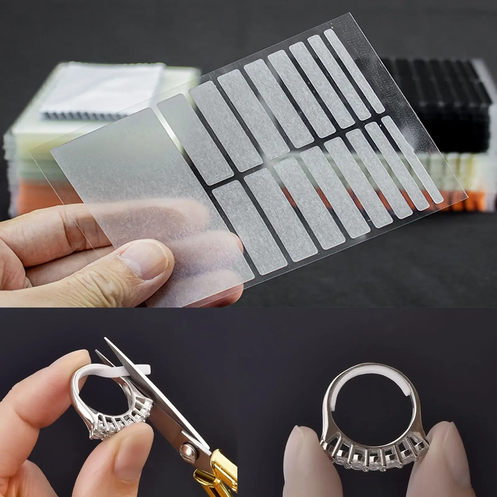 Kit De 19 Ajusteurs Invisibles Pour Bagues – Solution Discrète Et Réutilisable Pour Réduire La Taille, Confort Gym, Piscine, Mariage