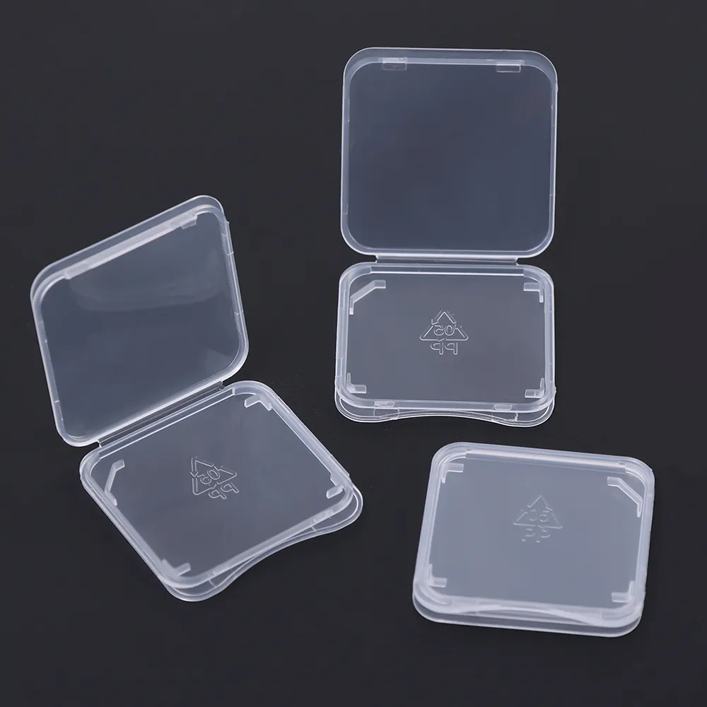 10 Transparent SD Card Storage Cases – Protective Holder Boxes For Memory Cards & Small Accessories