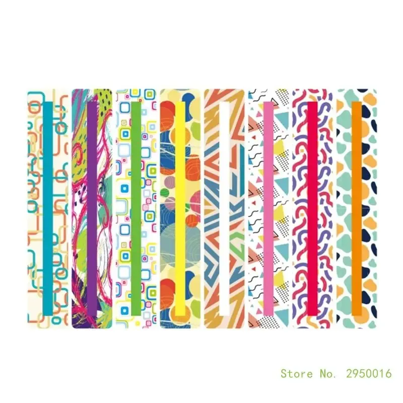 18 Pcs Reading Guide Strips Set - Colored Highlight Bookmarks, Ruler & Finger Trackers For Kids, Dyslexia Tools & Teacher Supplies