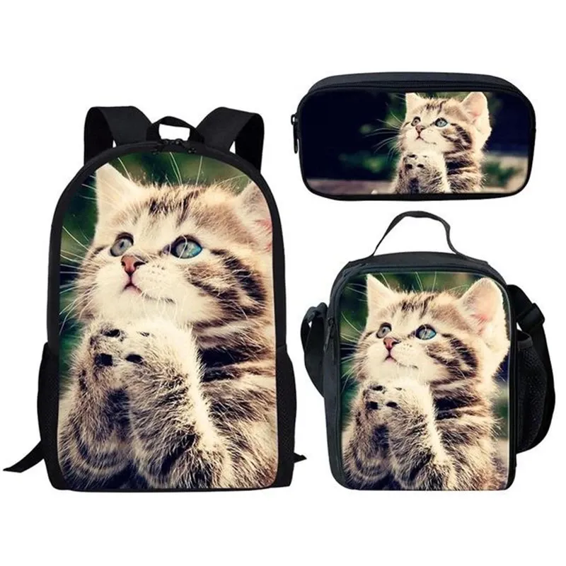 3d cat ear backpack for kids Sparkling Kitty 3-Piece Iridescent set Gently clean the surface Buy WHUMIES Blue Cartoon Cat