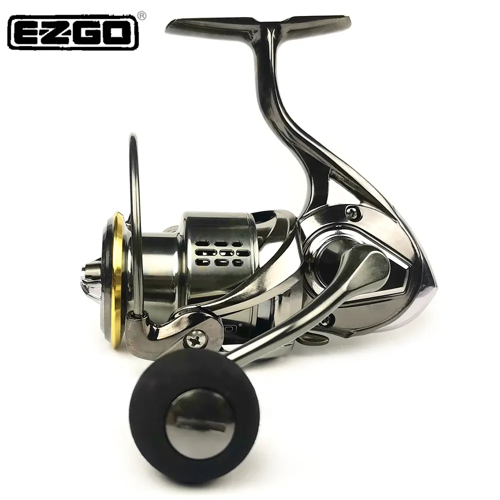 ezgo fishing rod and reel DaddyGoFish Spinning Combo Set with Tackle Box | Kids Fishing Pole | Carbon Fiber Telescopic Fishing Rod Kit Braid 8x line EZGO SG1000 SG2500S SG3000 SG4000