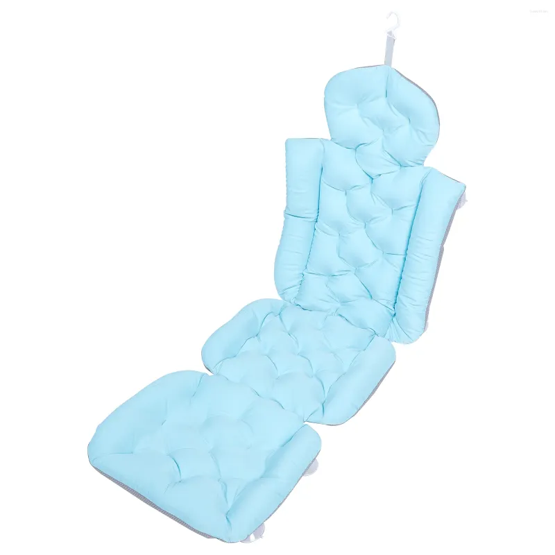 Oreillers de baignoires couche de baignoire support soutient le tapis de tapis adulte massage complet de baignoire de baignoire de baignoire