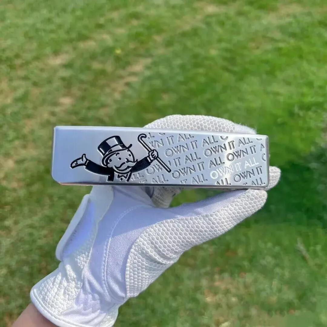 Clubes 2023 Novo putter de golfe Bettinardi x Monopoly BB1 Limited putter33/34/35 polegadas com tacos de golfe de capa de cabeça