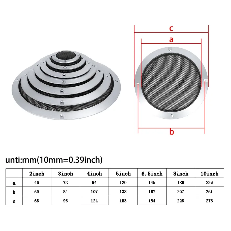 Altoparlante audio per auto 4 pollici 5 pollici 6,5 pollici set di