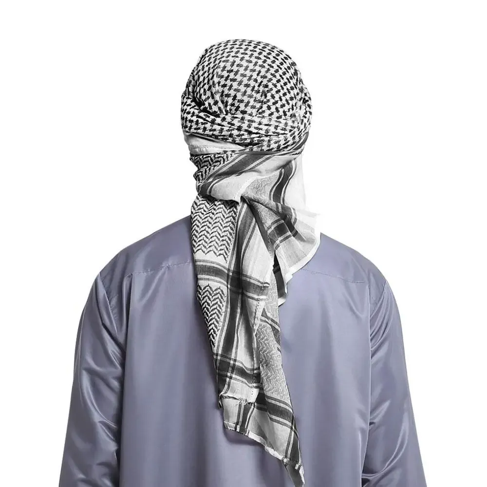 Arab Kafiya Keffiyeh Arabic Muslim Head Scarf Polyester Shemagh
