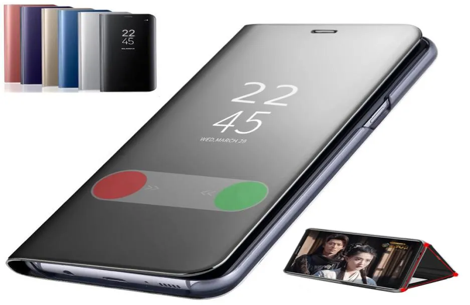 Luxe spiegel telefoonhoesjes voor Xiaomi Mi 13 13Pro 12 12Pro 12x 11 11 Lite 5G NE 11i 12t 11t 10t Pro Clear Flip Leather Caver5485638
