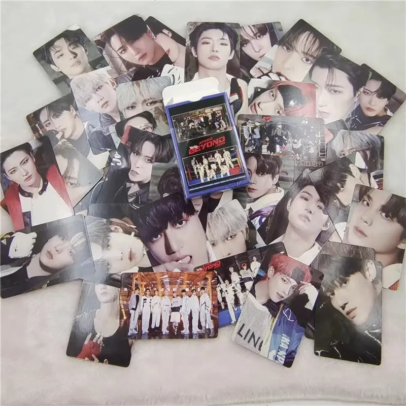 Kpop ATEEZ Album BEYOND ZERO Photocard Set Small Card Postcard
