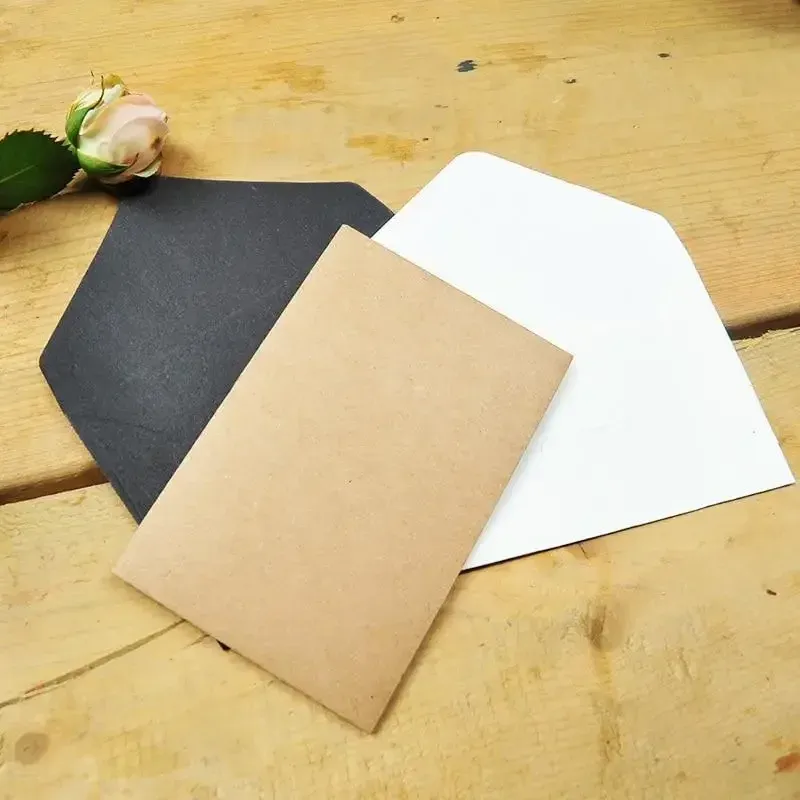 4.13 × 2.76 in 10.5 × 7 cm Vintage Style Small Craft Paper Envelopes ...