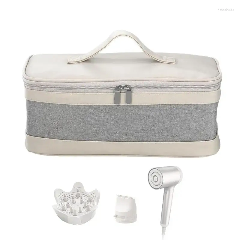 Stume di stoccaggio asciugatrice per capelli Casella portatile piastra portatili Waterproof Travel Box Organizzatore di protezione a prova di polvere