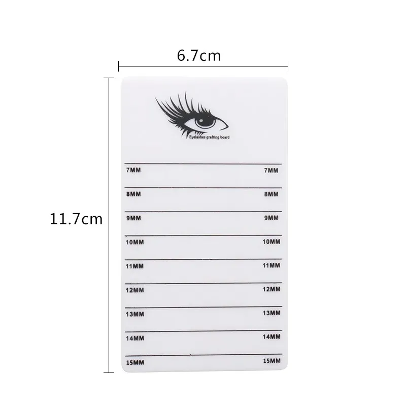 2024 Acryl Lashes Holder Pad individuele wimperverlenging lijm pallet volume wimpers display palet make -up training tools