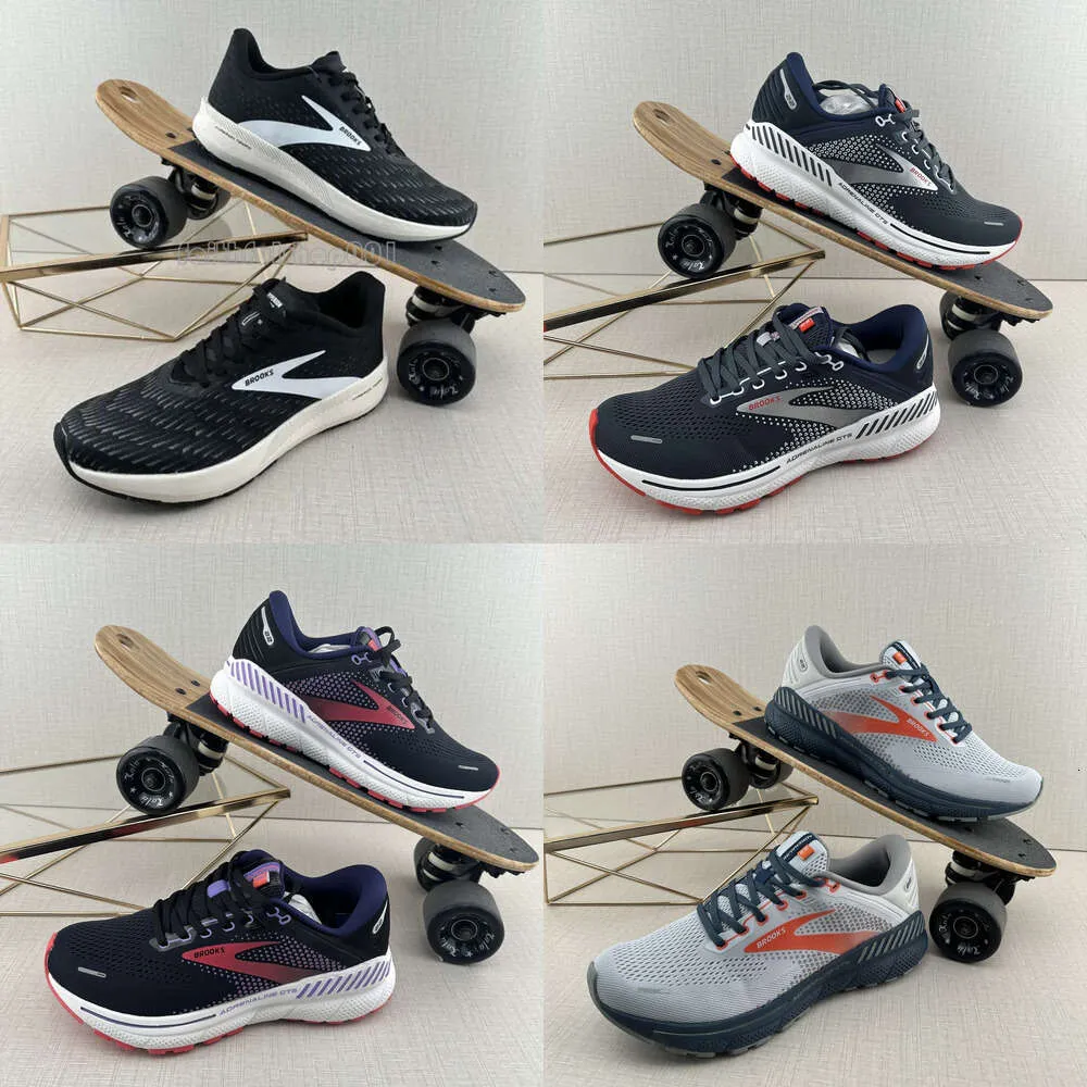 Chaussures décontractées Designer Brook Brooks Run Shoes Launch 9 chaussures de course Men pour femmes fantômes Hyperion Tempo triple noir blanc Jaune Trainers orange Glycerin 944