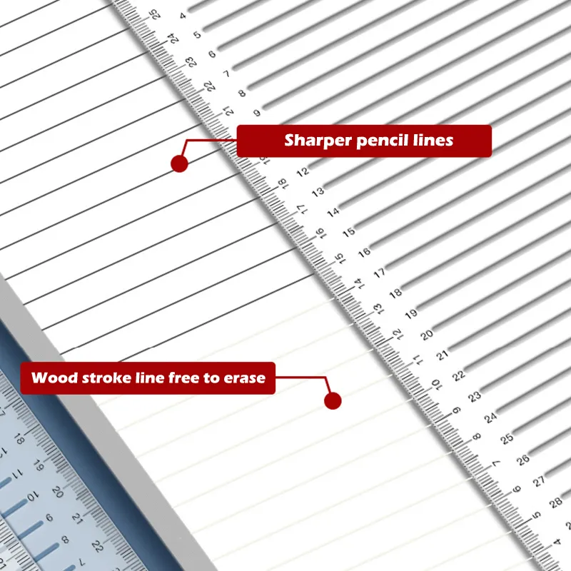 Letter Writing Ruler Wholesale Calligraphy Stencil And Ruler Template Writing Straight Line ...