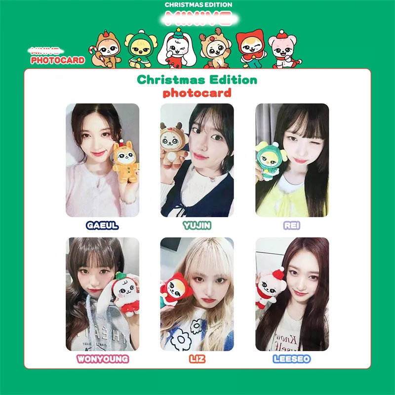 Kpop IVE X Minive Christmas Card Set | DHgate