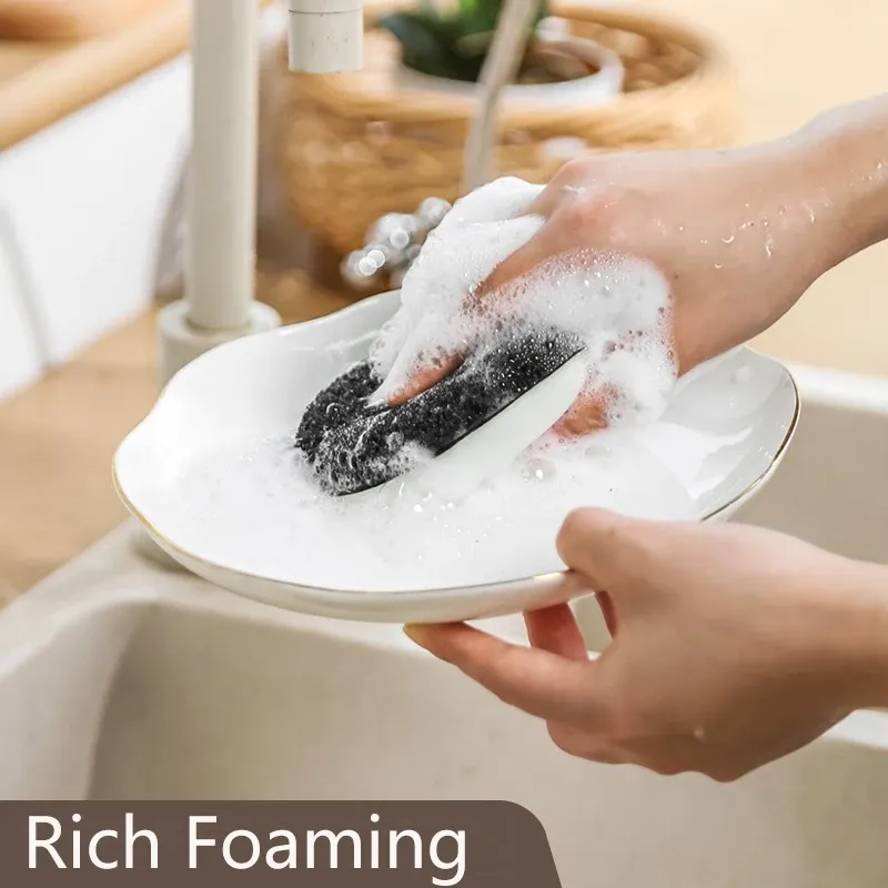 20 Pack Double-Sided Dishwashing Sponges - Scrubbing Brush & Sponge