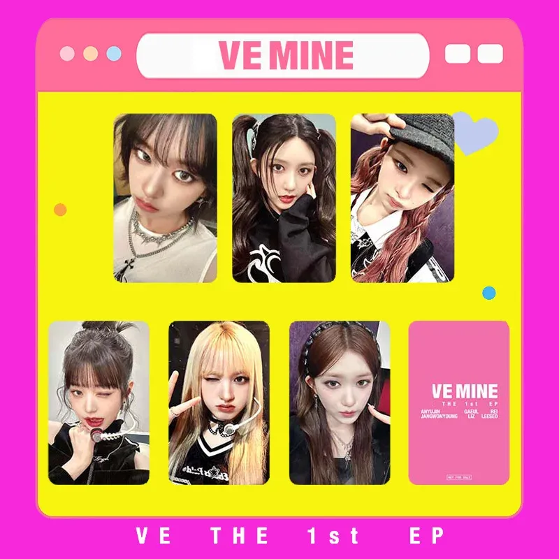 KPOP IVE Photocard Set, LOMO Album Cards  From Ddmymaster