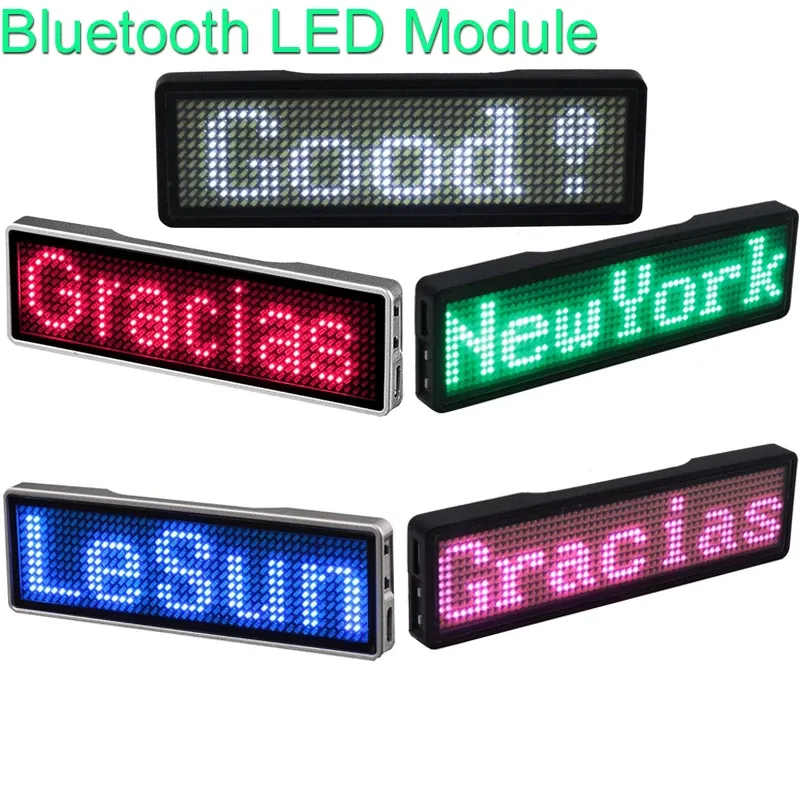 Programmable Led Badges 63efa Bluetooth LED Name Badge Programmable... From Ddmylucky, $35.48 ...