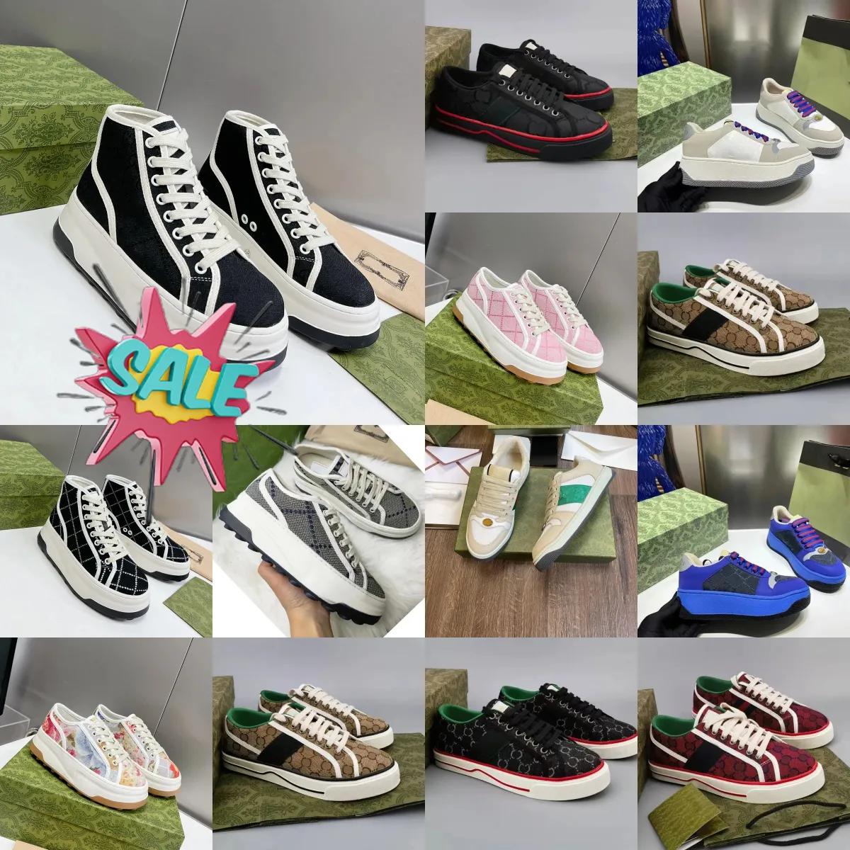 Tennis Sneakers Designer Chaussures G chaussures décontractées pour hommes chaussures plates Flat High et bas - Top 1977 chaussures sales chaussures eur 36-45