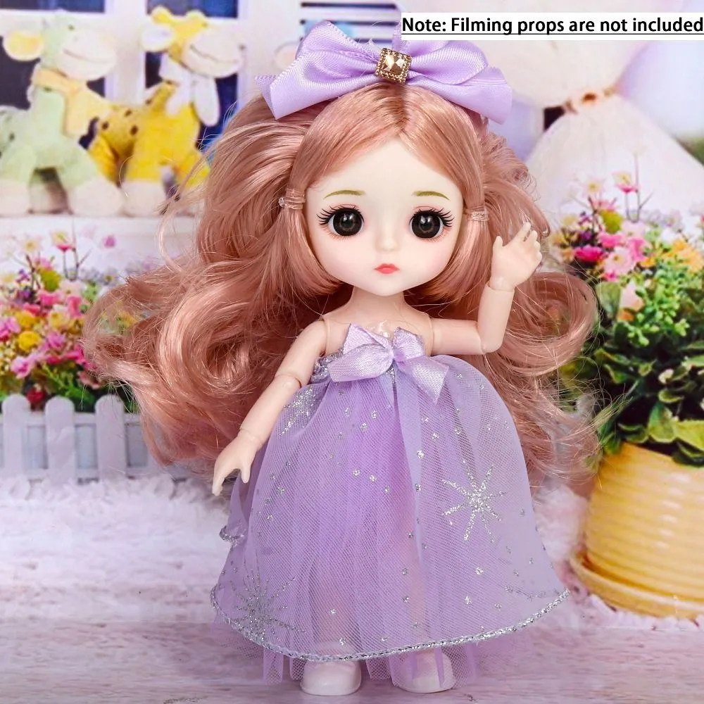 Big Eyes Doll: 16cm Posable Figure, Round Face, 1/12 From