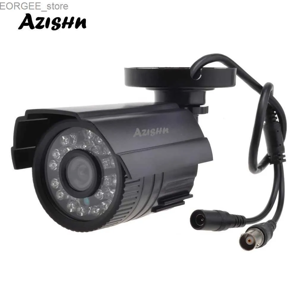 Other CCTV Cameras AZISHN CCTV Camera 800TVL/1000TVL IR Cut Filter 24 Hour Day/Night Vision Video Outdoor Waterproof IR Bullet Surveillance Camera Y240403