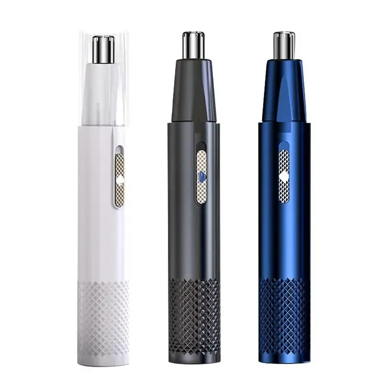 Electric Nose Hair Trimmer with Razor Head USB Rechargeable Portable ...