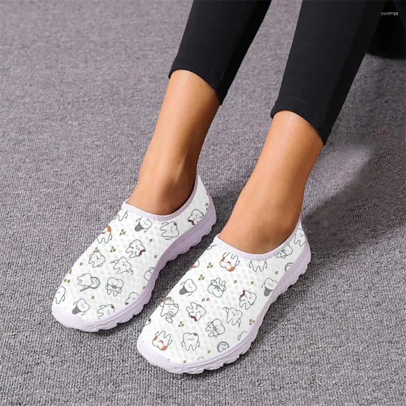 Casual Shoes Kawaii Protect Pattern Spring Autumn Sport Outdoor Travel Breathable Woman Sneakers Print On Demand