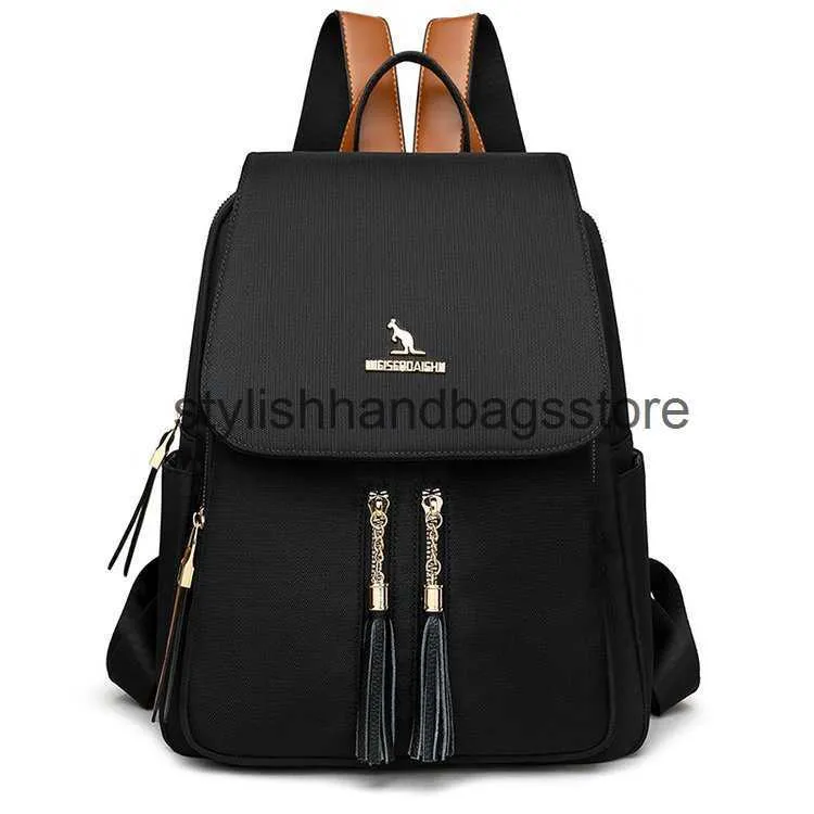 Backpack Style Dames Nieuwe rugzak voor buitengebruik praktisch grote capaciteit modieuze veelzijdige eenvoudige trendy atmosferische en lichtgewicht H240403